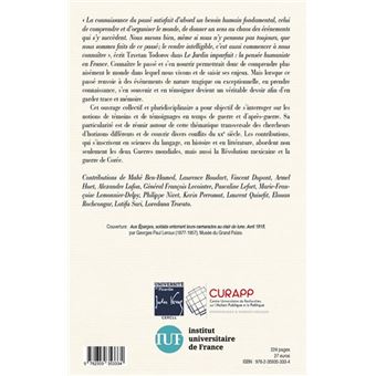 Guerres et témoignages de guerres