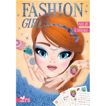 Nail art & tatouages - pochette avec accessoires