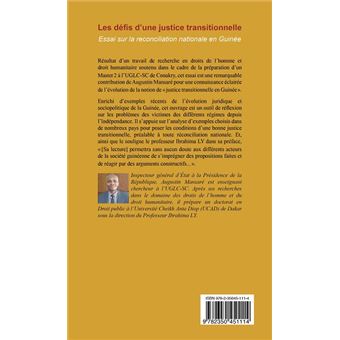 Les défis d'une justice transitionnelle