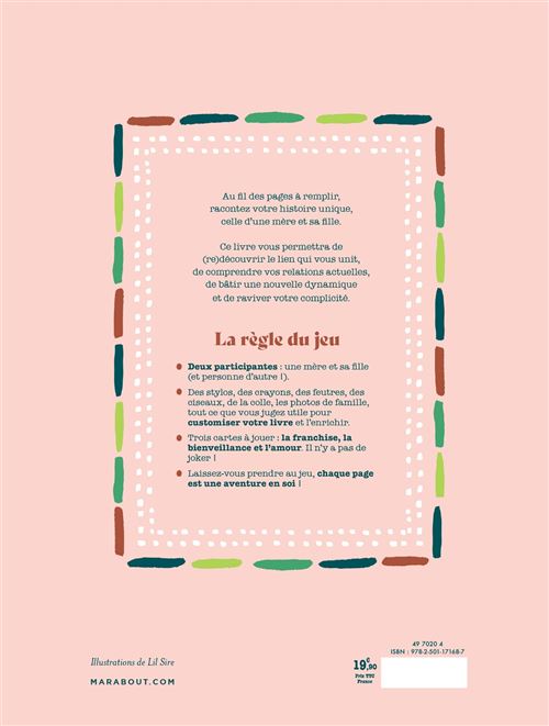 Ma fille & moi, un carnet mère-fille à compléter - broché - Collectif -  Achat Livre