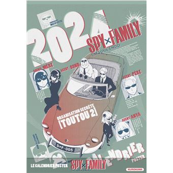 Spy x Family - Agenda Scolaire 2023/2024 Spy X Family - Collectif - broché,  Livre tous les livres à la Fnac