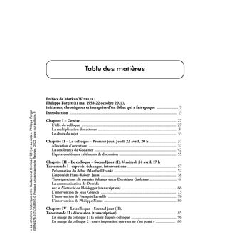 La rencontre historique entre Gadamer et Derrida (1981) et au-delà