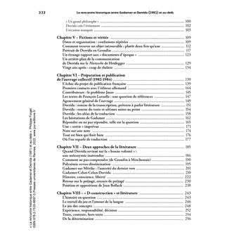 La rencontre historique entre Gadamer et Derrida (1981) et au-delà