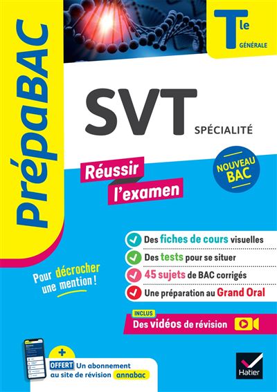 SVT Tle générale (spécialité) - Prépabac Réussir l'examen