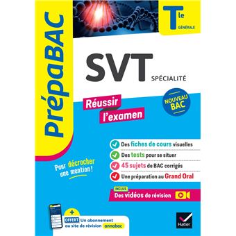 SVT Tle générale (spécialité) - Prépabac Réussir l'examen - Bac 2024