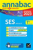 Annales du bac Annabac 2023 SES Tle générale (spécialité)