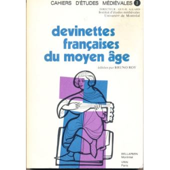 Devinettes françaises du Moyen Age