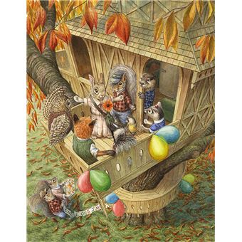 Léa Lapin et le concours de cabanes