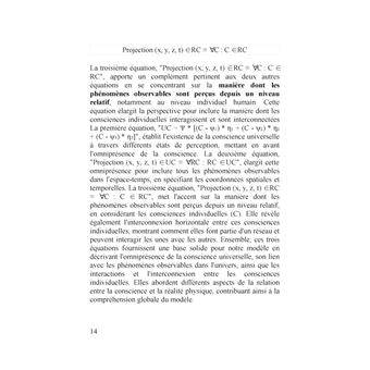 Proposition d'un nouveau modèle intégrant la conscience dans la physique quantique et la cosmologie et permettant leur unification