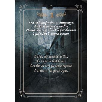 Escape game famille - SECRETS d'HISTOIRE JUNIOR - évasion de Napoléon