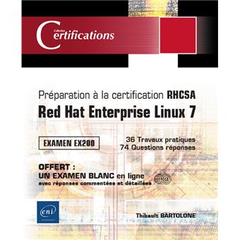Préparation à la certification RHCSA - Red Hat Enterprise Linux 7 ...