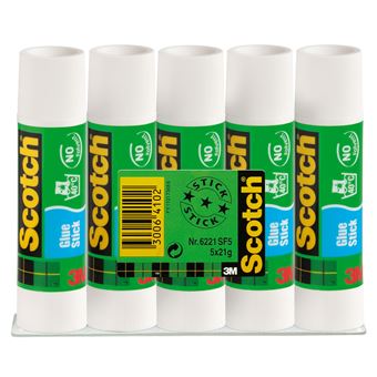 Set de 5 bâtons de colle 3M Scotch 21 g - 1