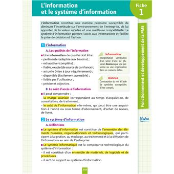 Objectif BTS GPME -  Fiches Tout-en-un