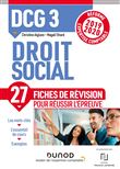 DCG 3 - Droit social - Fiches de révision - Réforme 2019-2020
