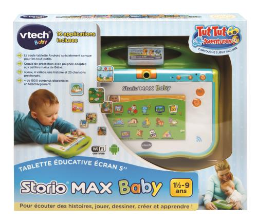 lot console tablette enfant Storio Max baby Vtech + jeux - VTech
