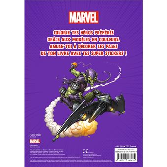 SPIDER-MAN - Mes coloriages avec stickers - MARVEL