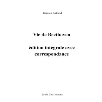 Vie de Beethoven