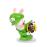 Figurine Mario et Les Lapins Crétins Kingdom Battle Luigi 8 cm