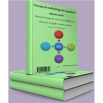 Principes de méthodologie de la question à réponse courte