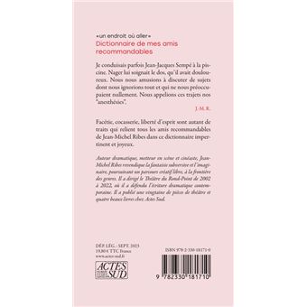 Dictionnaire de mes amis recommandables