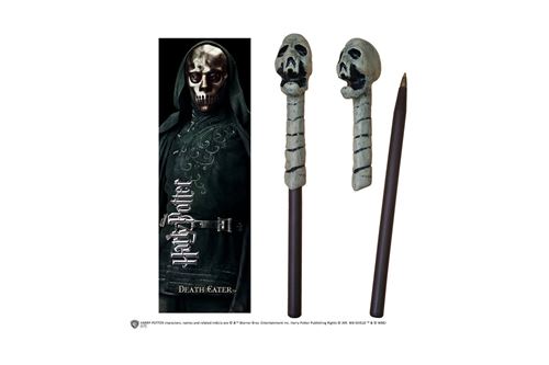 HARRY POTTER-STYLO + MARQUE-PAGES-MANGEMORT