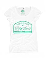 T-shirt femme Nintendo Animal Crossing blanc taille S