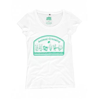 T-shirt femme Nintendo Animal Crossing blanc taille S