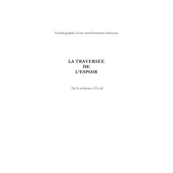 La traversee de l'espoir