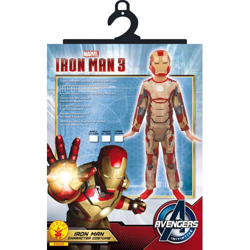 Déguisement classique Iron Man 3 Taille S
