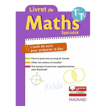 Maths 1re Tle - Livret (2022)