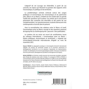 Patrimoine judéo-marocain et onomastique