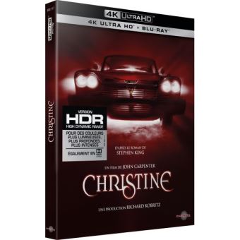 Christine Blu ray 4K Ultra HD John Carpenter Blu ray 4K Achat 