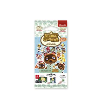 Paquet de 3 cartes amiibo Animal Crossing Série 5 Nintendo