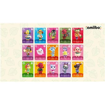 Paquet de 3 cartes amiibo Animal Crossing Série 5 Nintendo