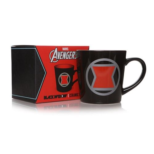 Mug Marvel Black Widow noir 325 ml