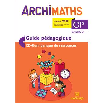 Archimaths CP (2019) - Banque de ressources sur CD-Rom avec guide pédagogique papier