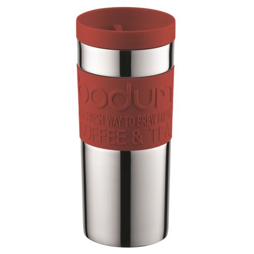 Travel mug en inox avec bouchon à vis Bodum 0,35 L Rouge