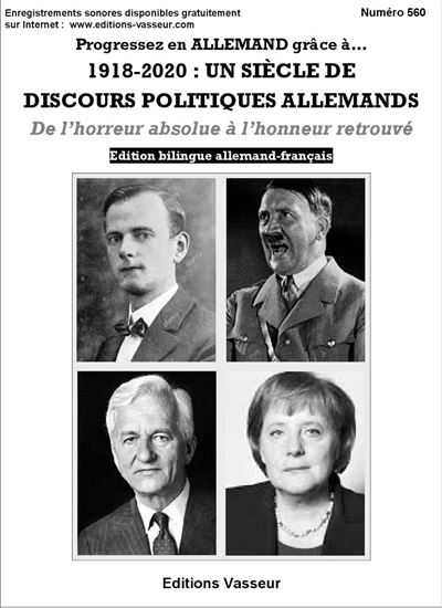 1918-2020 : Un siècle de discours politiques allemands