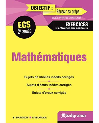 Maths ECS 2ème année, S'entraiîer aux concours