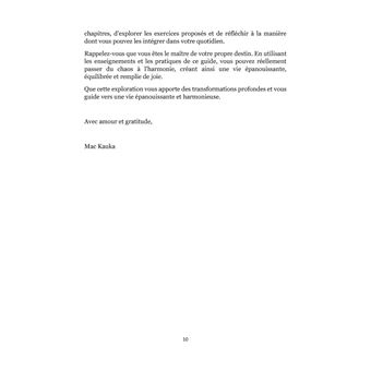 Du chaos à l'harmonie