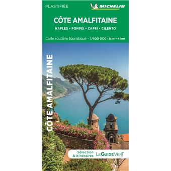Carte Routière et Touristique Côte Amalfitaine Michelin