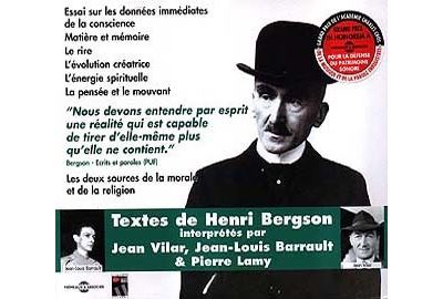 Bergson lu par jean vilar jean louis barrault et pierre lamy en 1971