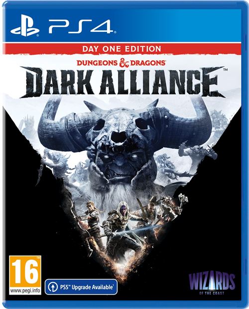 Pochette avant du jeu Dungeons et Dragons Dark Alliance Day One Edition PS4