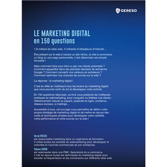 Le marketing digital en 150 questions