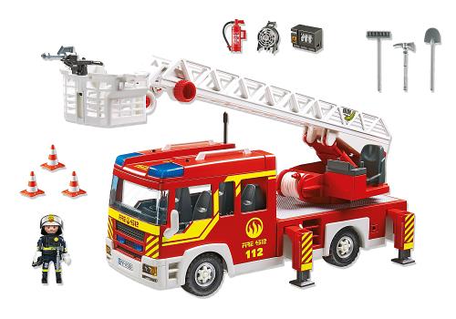 PLAYMOBIL 5362 Camion Pompier Échelle Sirene - Playmobil - Achat & prix