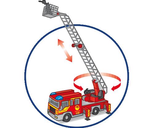 5362 camion de pompier avec échelle et lumières - Playmobil - Playmobileros  - Tienda de Playmobil Nuevo y Ocasión