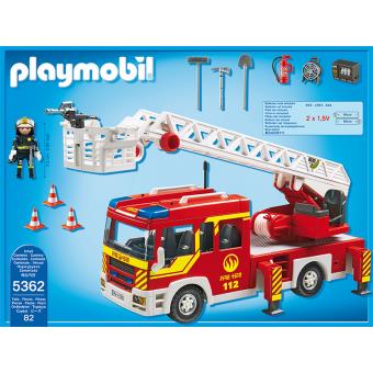 camion echelle pompier playmobil
