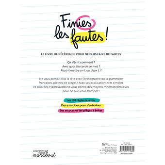 Finies les fautes