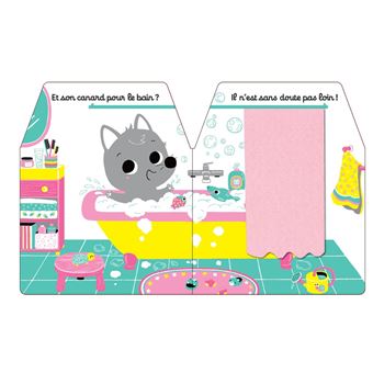 Bébé Loup cache-cache dans la maison