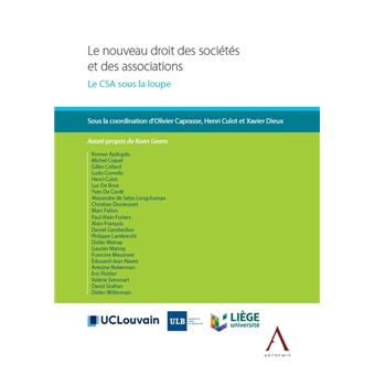 Le nouveau droit des sociétés et des associations